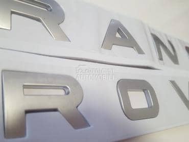 natpis za Land Rover Range Rover