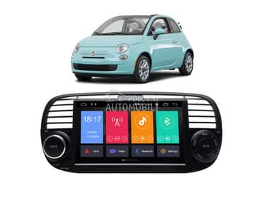 Multimedija crna za Fiat 500