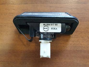 svetlo registracije za Peugeot Partner od 2002. do 2016. god.