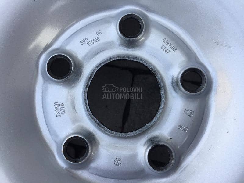 Čelične felne VW, Skoda 15" 5 x 112