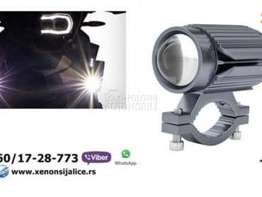 UNIVERZALNI LED FAR ZA MOTORE 20W LED MOTO FAR 5,5CM X 5,2CM  