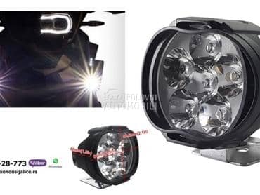 UNIVERZALNI LED FAR ZA MOTORE 8W LED MOTO FAR 6CM X 5CM  
