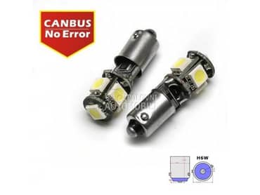 LED SIJALICE H6W/BAX9S CANBUS  