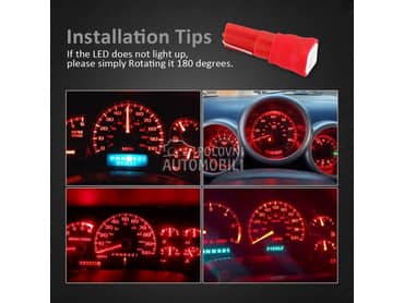 LED SIJALICE T5 CRVENE  