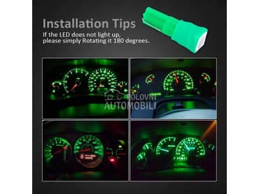 LED SIJALICE T5 ZELENE  