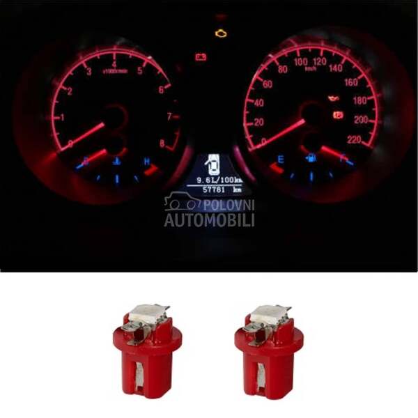 LED SIJALICE B8.5 CRVENE