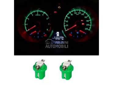 LED SIJALICE B8.5 ZELENE  