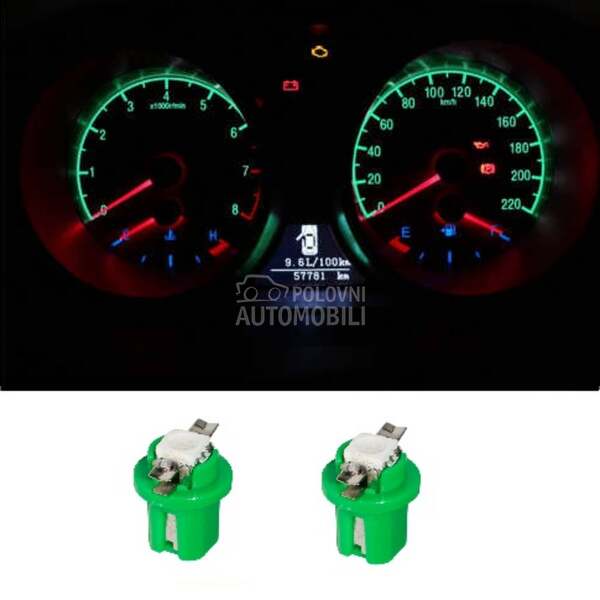 LED SIJALICE B8.5 ZELENE