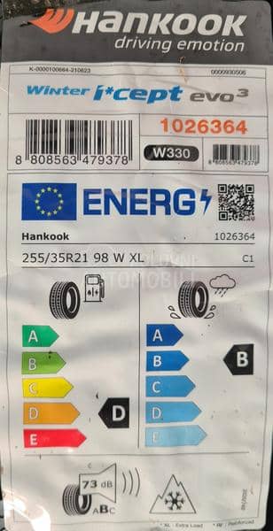 Hankook 255/35 R21 Zimska