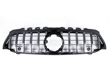 W118 GT hrom crna gril maska za Mercedes Benz A 140, A 150, A 160 ... od 2018. do 2021. god.