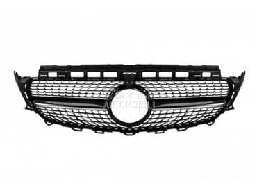 Maska Diamond hrom-crna W213 za Mercedes Benz E 200, E 220, E 230 ... od 2016. do 2019. god.