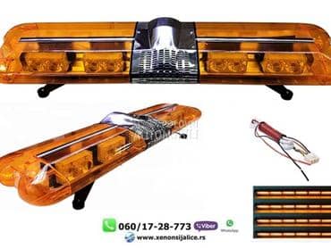 Led rotacija 120cm x 32cm zuta  