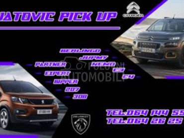 HAUBA za Peugeot Expert