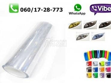 Folija za farove i stop svetla providna  