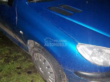 desno krilo plavo xs za Peugeot 206