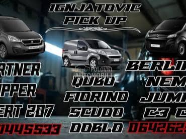 Vrata Far Krilo Hauba Delovi za Fiat Doblo, Fiorino, Qubo ...
