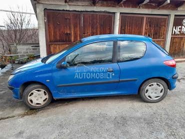 leva vrata plava EGJB za Peugeot 206