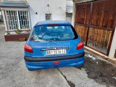 gepek vrata plava EGJB za Peugeot 206