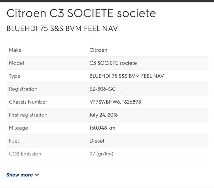 Citroen C3 1,6 BlueHdi Feel