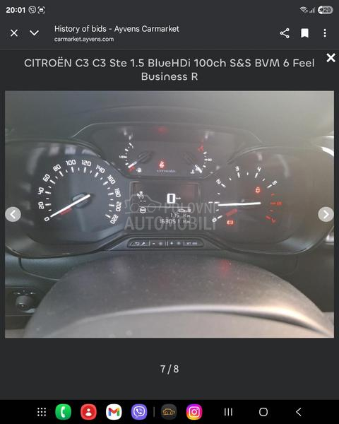 Citroen C3 BlueHdi restaling