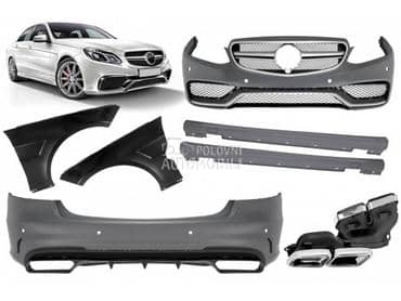 Body kit AMG E63 W212 facelift za Mercedes Benz E 200, E 220, E 230 ... od 2014. do 2016. god.