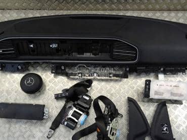 tabla sa airbegovima za Mercedes Benz GLE Klasa od 2019. do 2021. god.