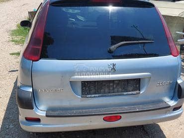 zadnji branik za Peugeot 206