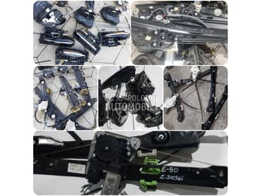 Podizaci i brave za BMW 116, 118, 120 ... od 2001. do 2015. god.