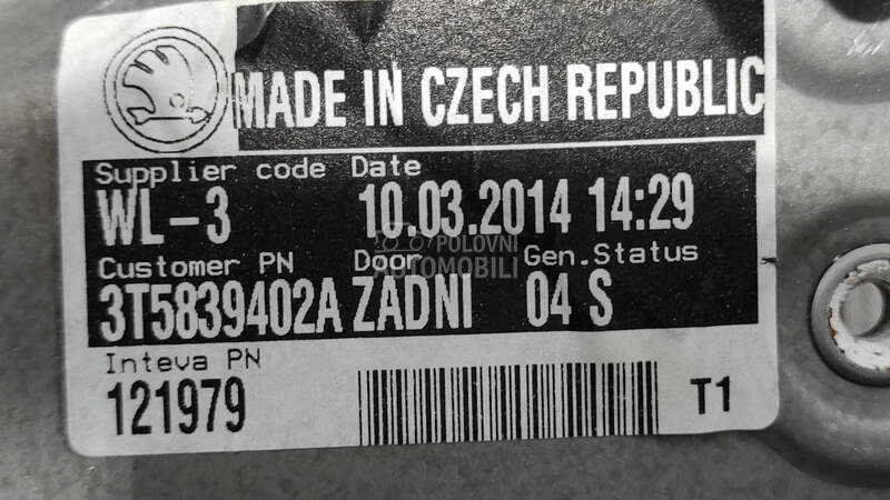 ELEKTRO PODIZAC STAKLA