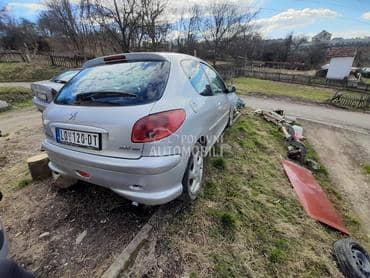 zadnji branik za Peugeot 206 od 2000. do 2006. god.