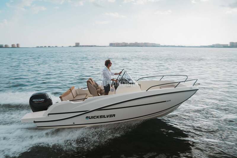 Quicksilver 605 Open i Mercury 115