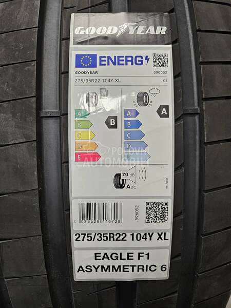 Goodyear 315/30 R22 Letnja