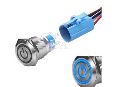 LED TASTER 16mm. - PLAVI  