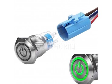 LED TASTER 16mm. - ZELENI  