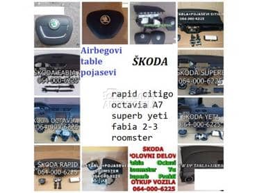 skoda tabla pojasevi za Škoda Yeti