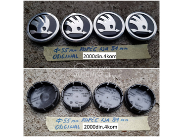 Ratkapne skoda 16" Bez rupa