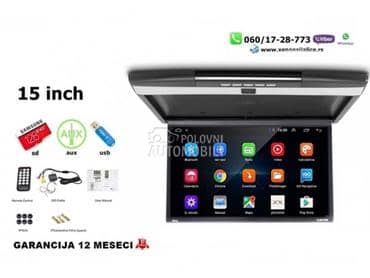 Krovni led monitor android usb sd 15 inca univerzalni  