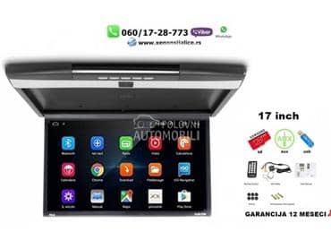 Krovni led monitor android usb sd 17 inca univerzalni  