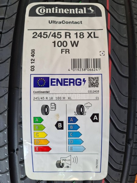 Continental 245/45 R18 Letnja