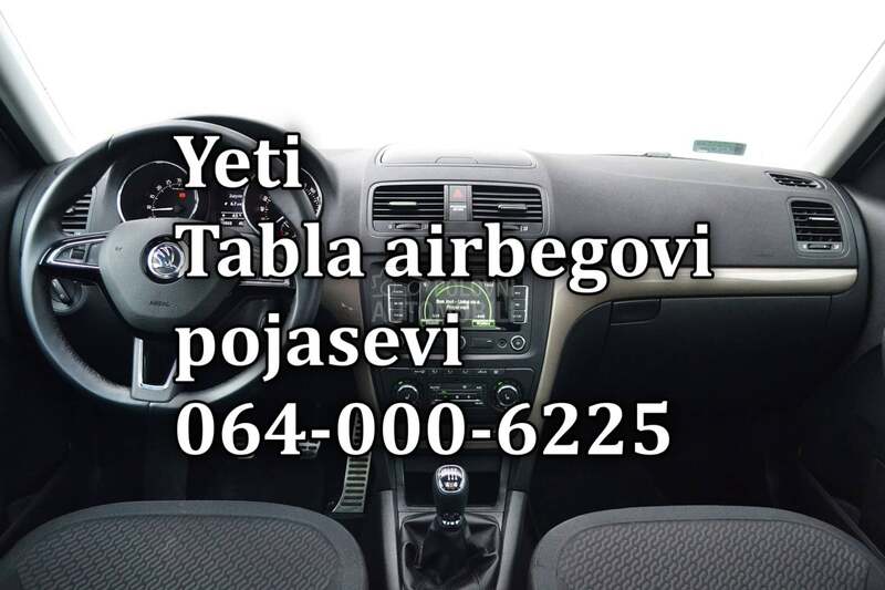 TABLA, AIRBAG, POJAS