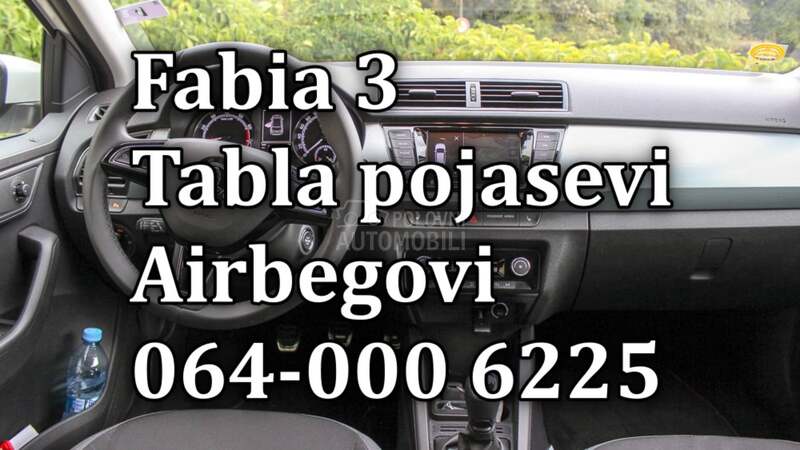 TABLA, AIRBAG, POJAS