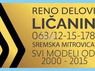Delovi za Renault Clio od 2000. do 2015. god.