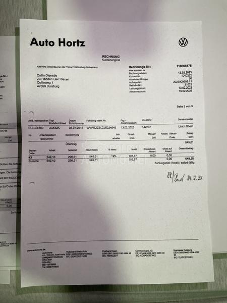 Volkswagen Passat B8 1,6 tdi iz nem acke