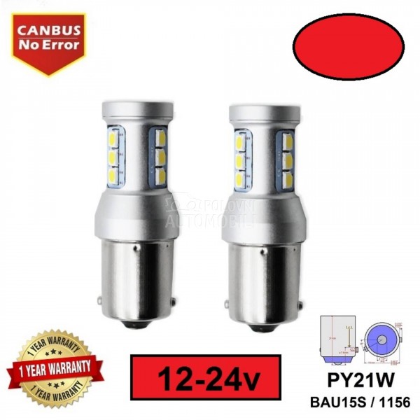 LED SIJALICE PY21W/1156 CANBUS