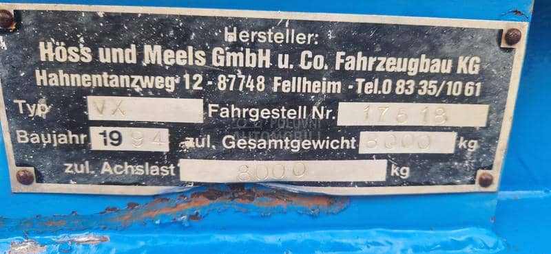 Welger Pocinkovana 6000 litra