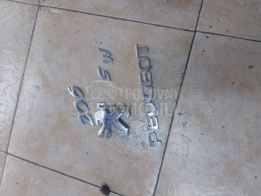 Znak 206sw za Peugeot 206