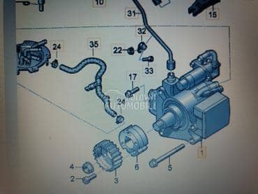 common rail pumpa za Volkswagen Golf 6 od 2008. do 2012. god.