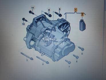 menjac 6 brzina za Volkswagen Golf 7, Passat B8, Tiguan ... od 2014. do 2020. god.