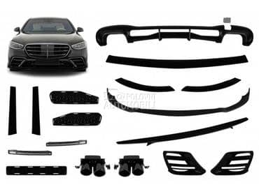 Dodaci branika Brabus W223 za Mercedes Benz S 260, S 280, S 300 ... od 2020. do 2023. god.