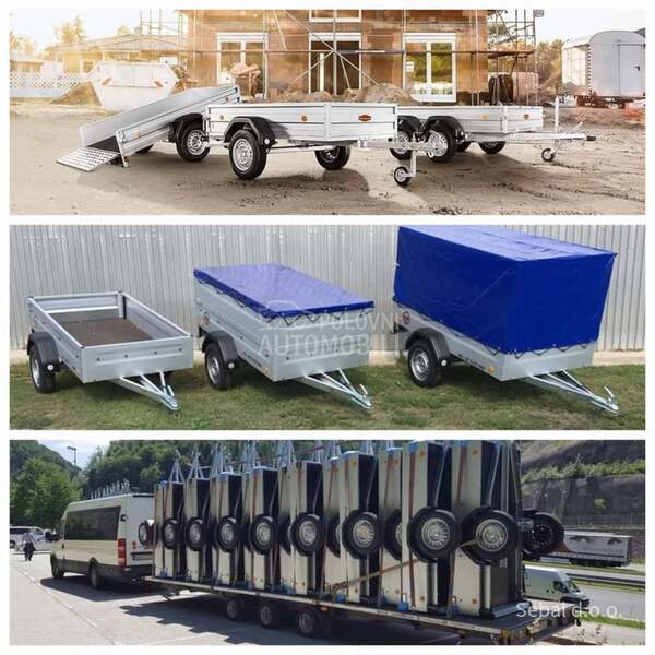 Kuke,prikolice na jednom mestu